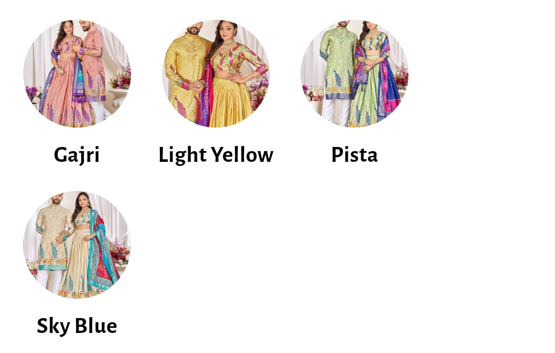 Couple Wear Dola Silk Designer Collection
