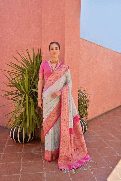 Banarasi Soft Silk With Zari Work PAITHANI Saree