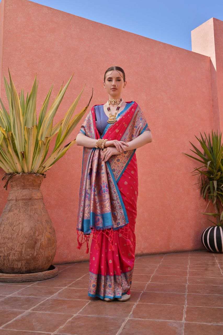 Banarasi Soft Silk With Zari Work PAITHANI Saree