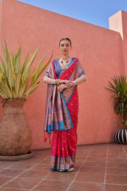 Banarasi Soft Silk With Zari Work PAITHANI Saree