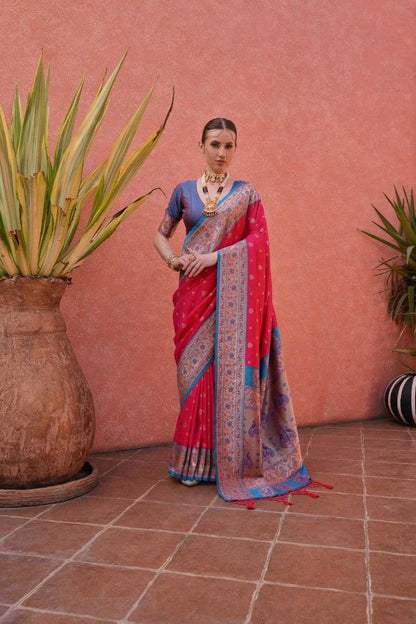Banarasi Soft Silk With Zari Work PAITHANI Saree