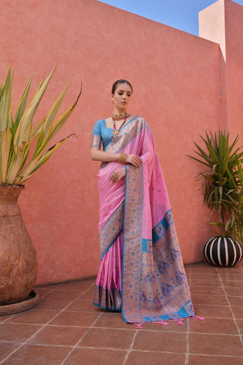 Banarasi Soft Silk With Zari Work PAITHANI Saree