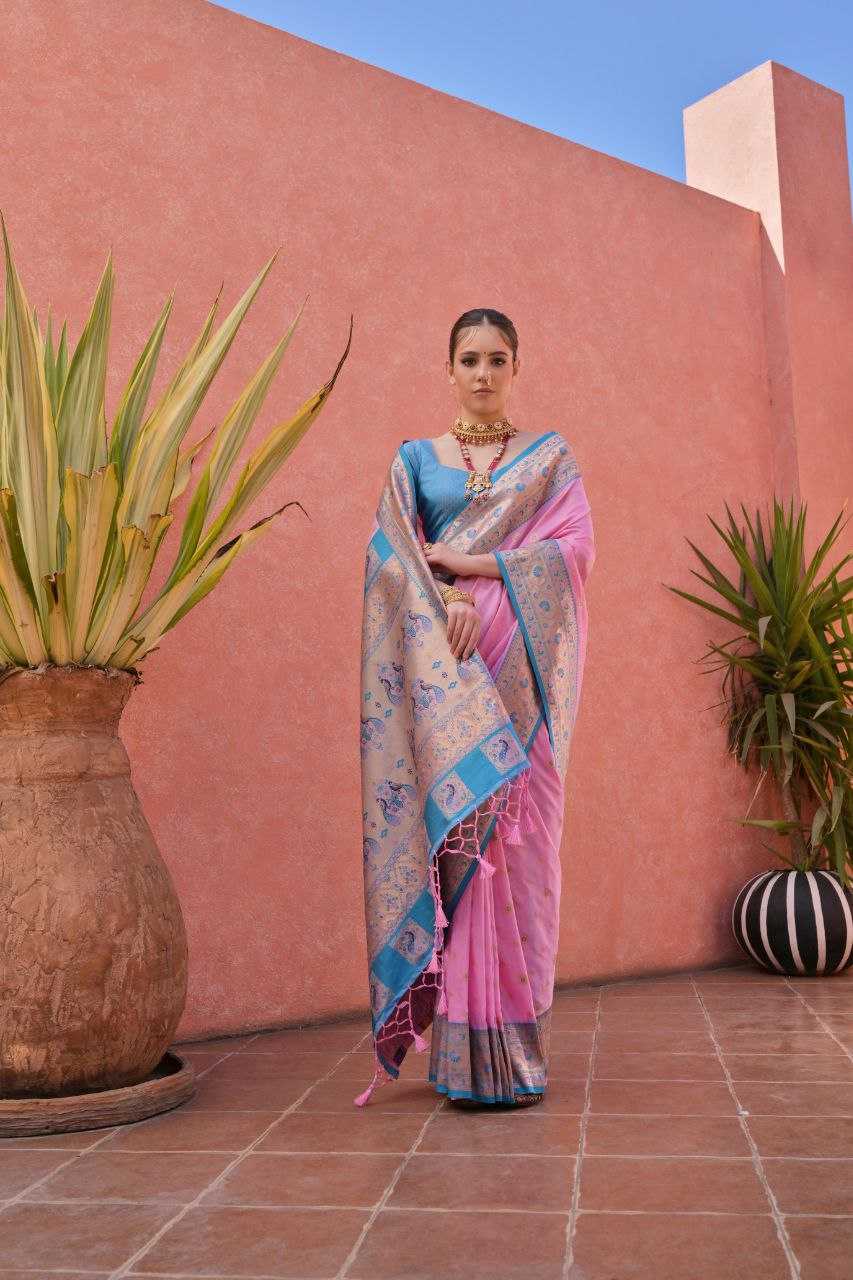 Banarasi Soft Silk With Zari Work PAITHANI Saree