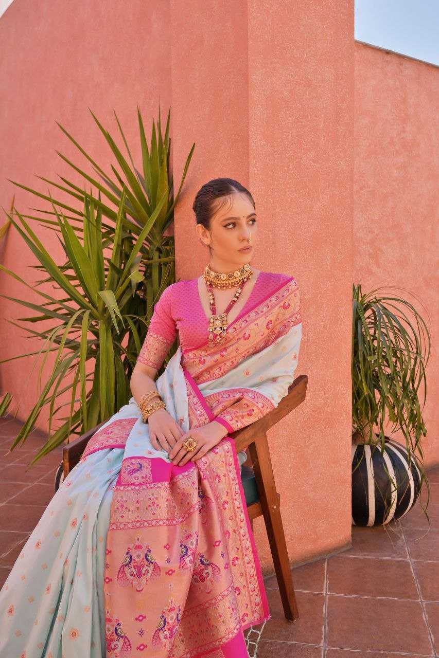 Banarasi Soft Silk With Zari Work PAITHANI Saree
