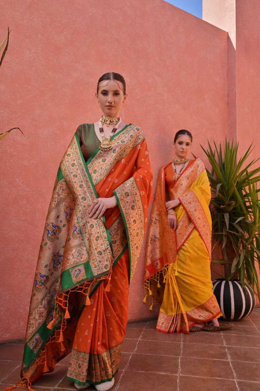 Banarasi Soft Silk With Zari Work PAITHANI Saree