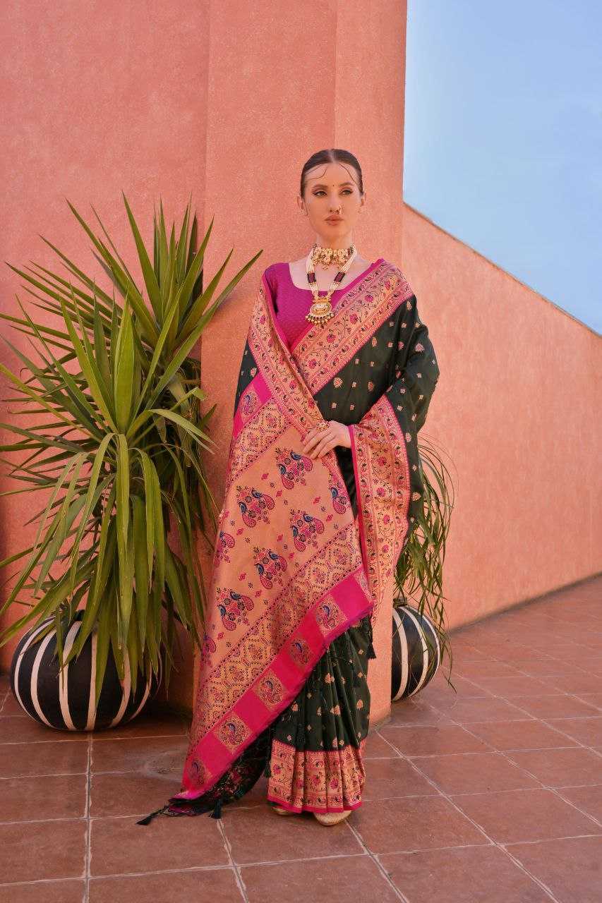Banarasi Soft Silk With Zari Work PAITHANI Saree