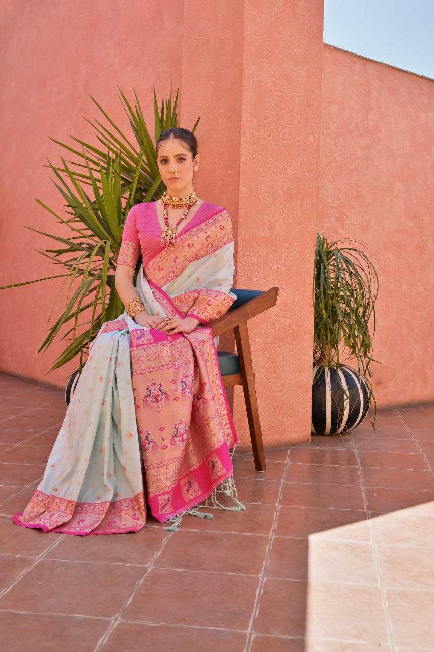 Banarasi Soft Silk With Zari Work PAITHANI Saree