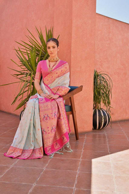 Banarasi Soft Silk With Zari Work PAITHANI Saree