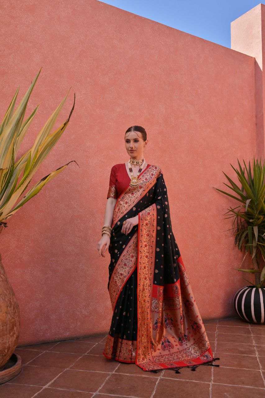Banarasi Soft Silk With Zari Work PAITHANI Saree
