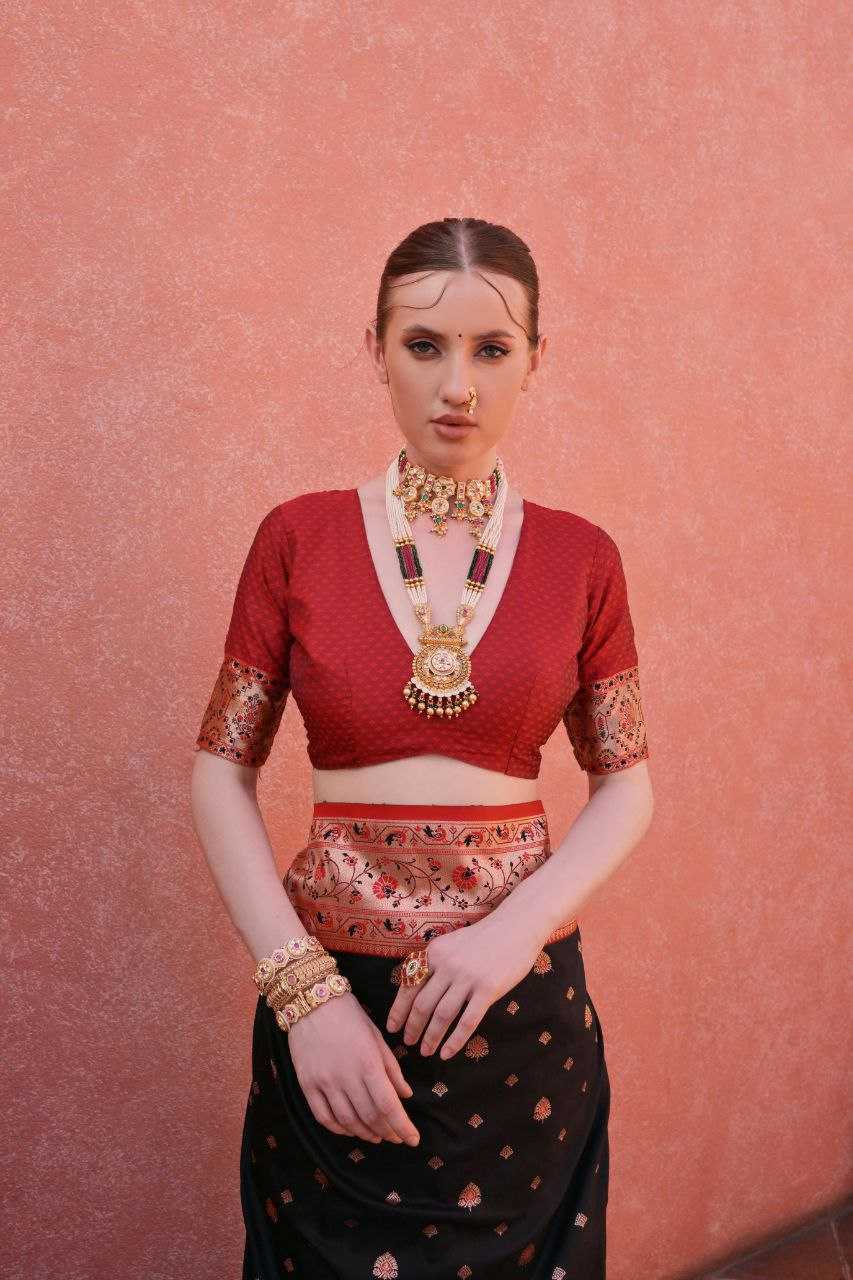 Banarasi Soft Silk With Zari Work PAITHANI Saree