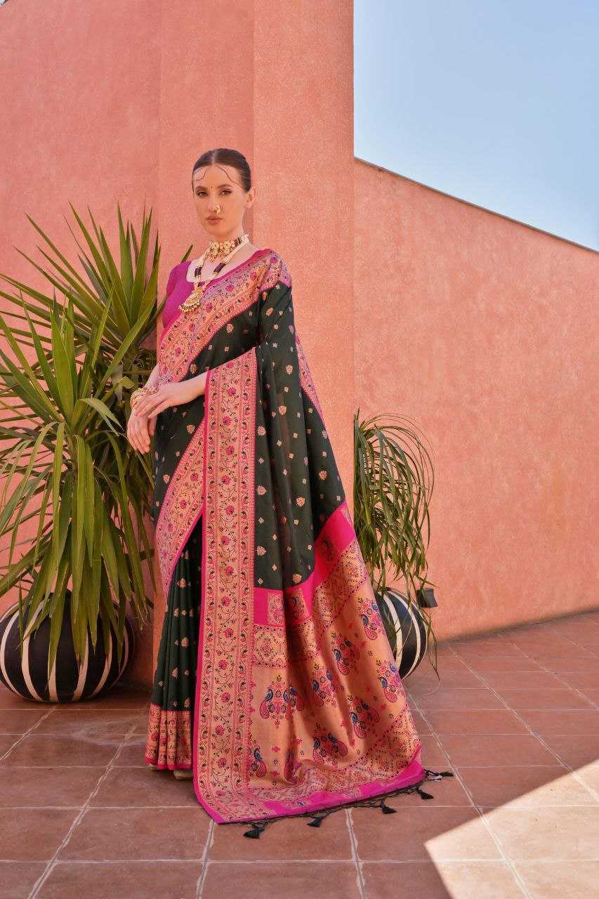Banarasi Soft Silk With Zari Work PAITHANI Saree