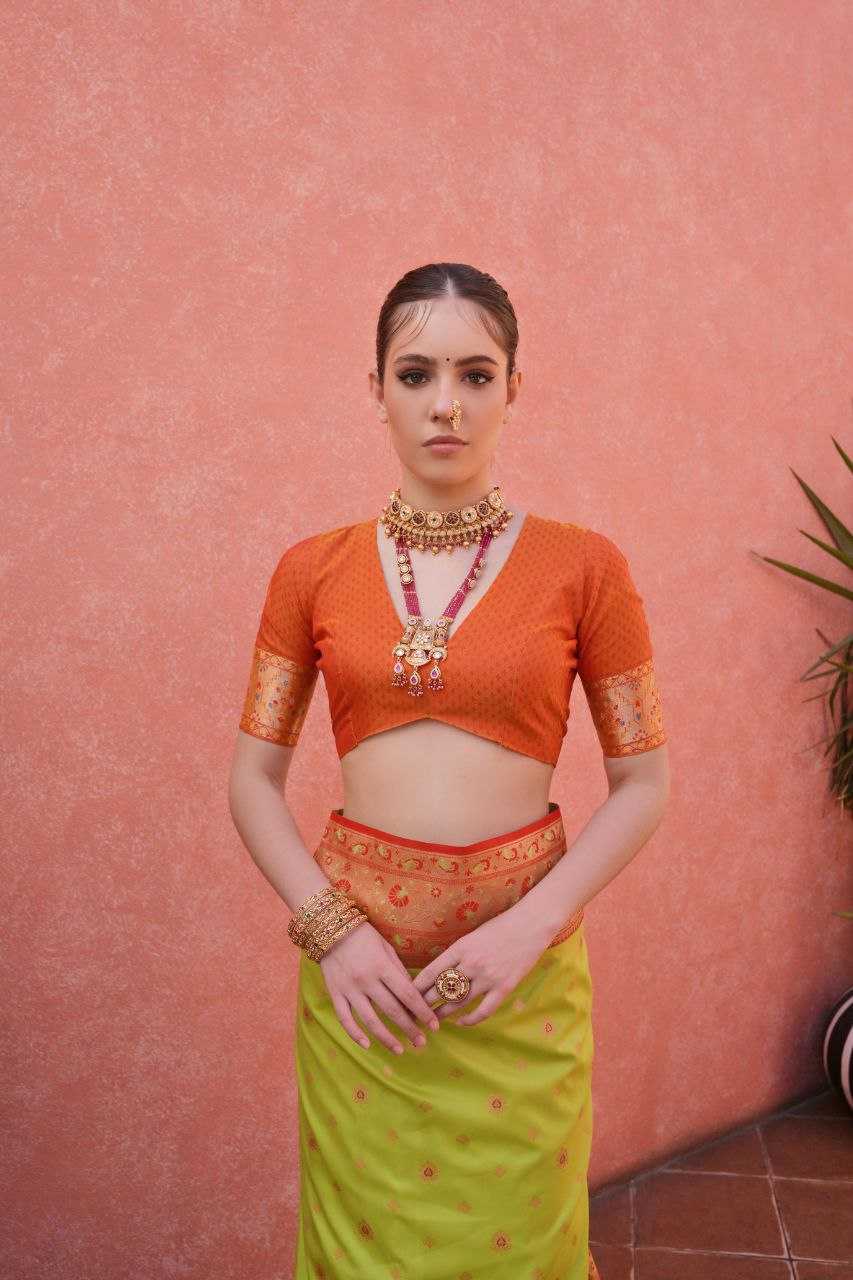 Banarasi Soft Silk With Zari Work PAITHANI Saree