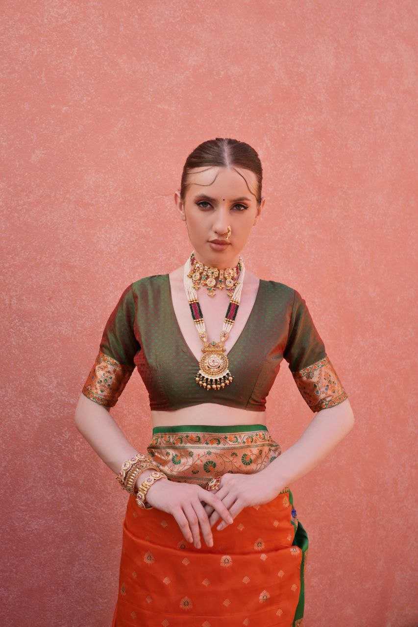 Banarasi Soft Silk With Zari Work PAITHANI Saree