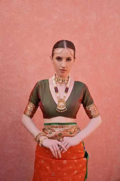 Banarasi Soft Silk With Zari Work PAITHANI Saree