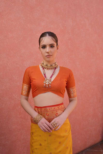 Banarasi Soft Silk With Zari Work PAITHANI Saree