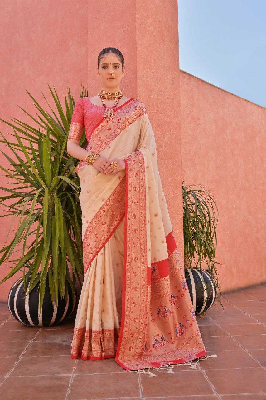 Banarasi Soft Silk With Zari Work PAITHANI Saree