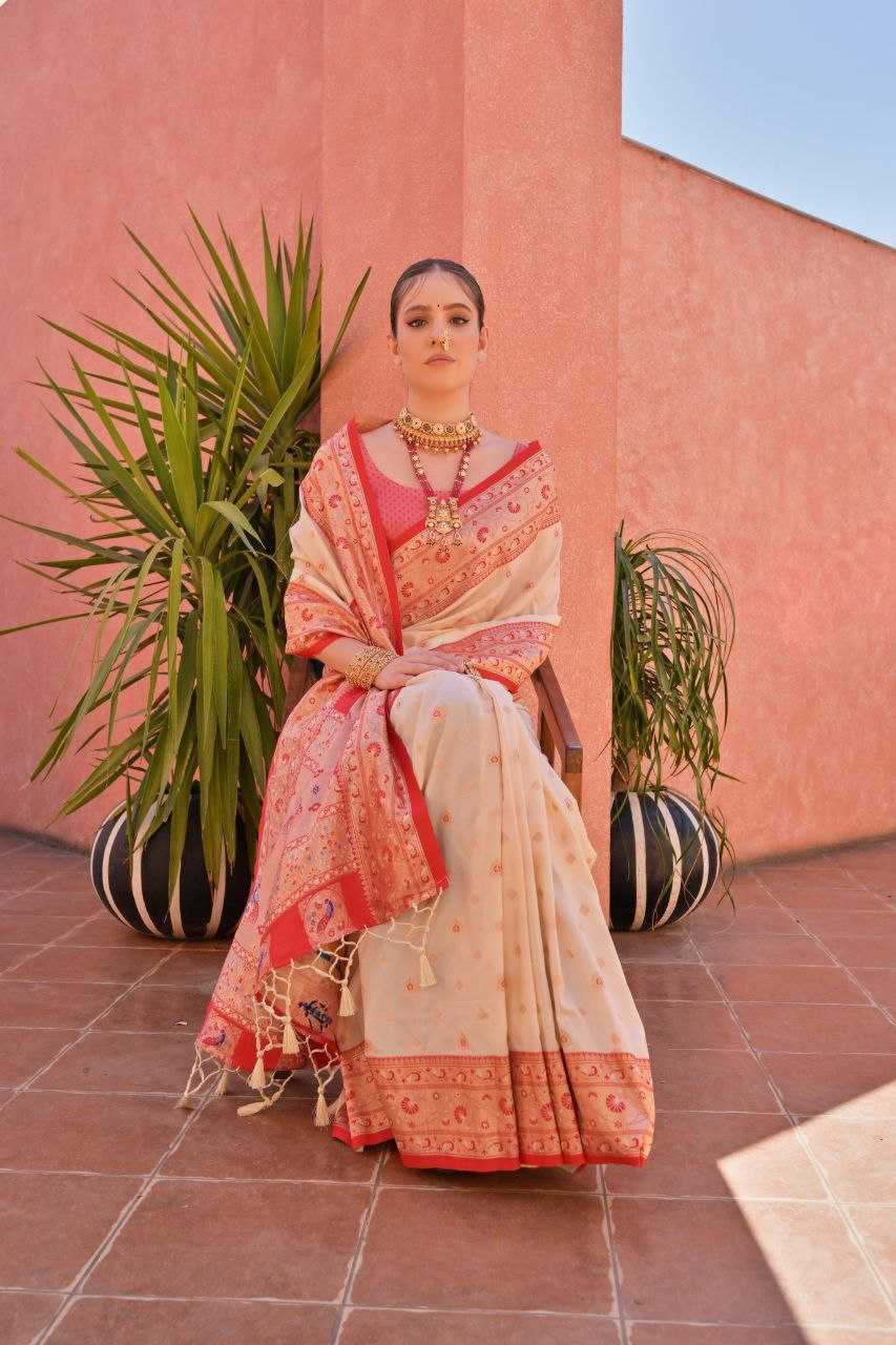 Banarasi Soft Silk With Zari Work PAITHANI Saree