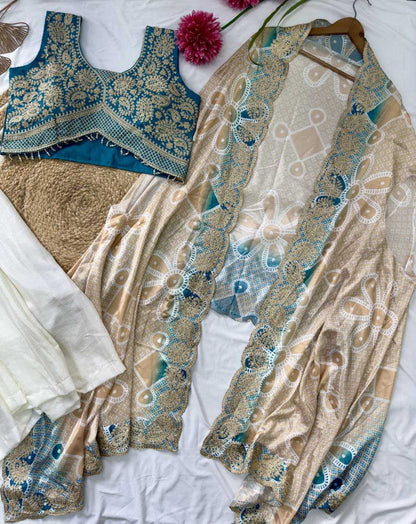 Banglori Silk Dhoti Salwar  Indo Western Dress