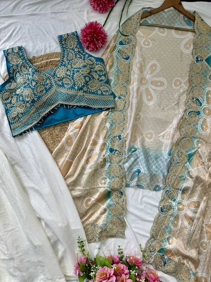 Banglori Silk Dhoti Salwar  Indo Western Dress