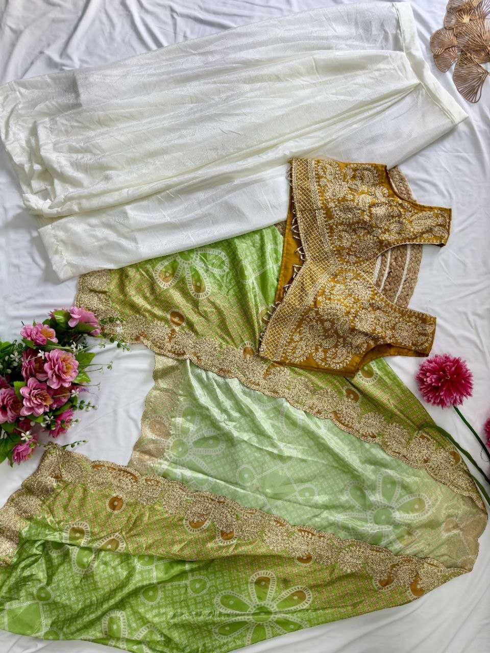 Banglori Silk Dhoti Salwar  Indo Western Dress