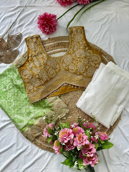 Banglori Silk Dhoti Salwar  Indo Western Dress