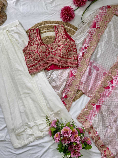 Banglori Silk Dhoti Salwar  Indo Western Dress