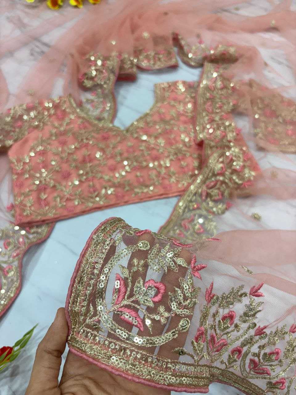 Butterfly Net   Embroidered  Zari Wedding Sarees Collections