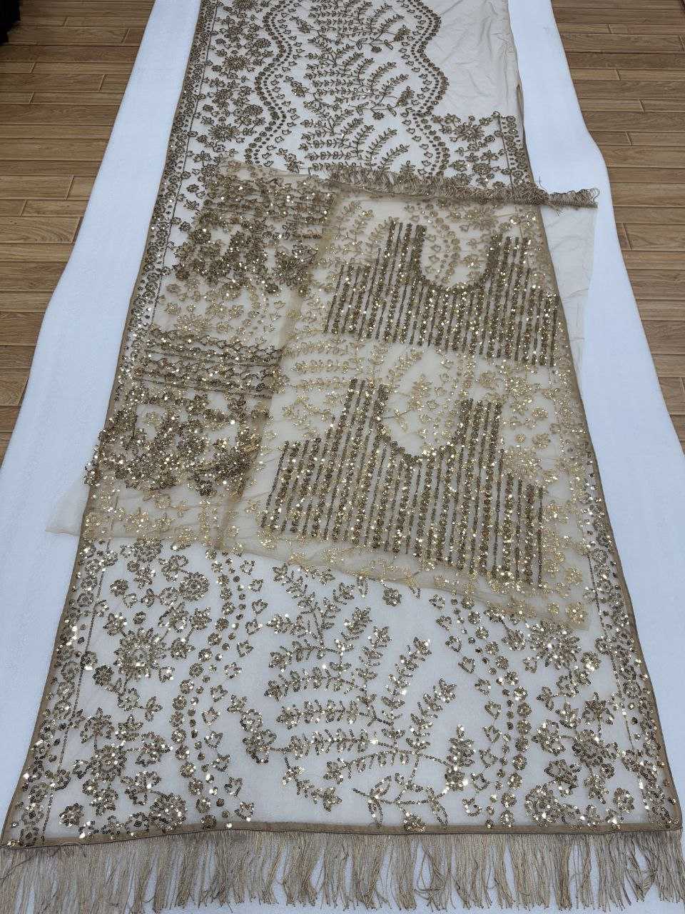 Butterfly Net  Embroidered  Saree With Blouse Wedding Collections