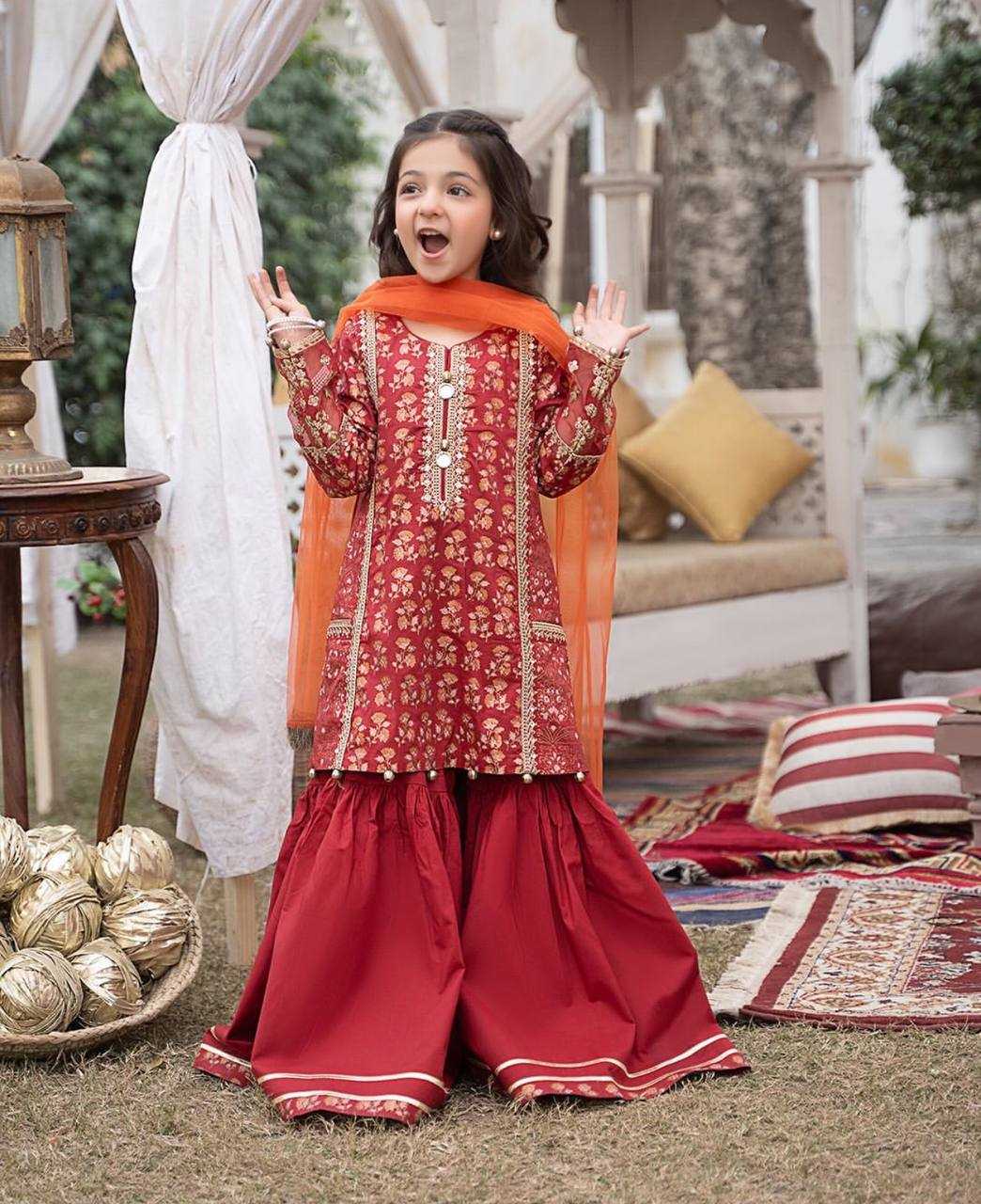 Chinon  Kids Wear  Sharara  Suit