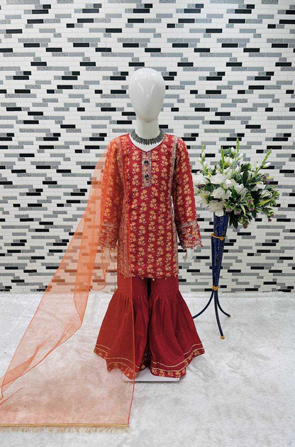 Chinon  Kids Wear  Sharara  Suit