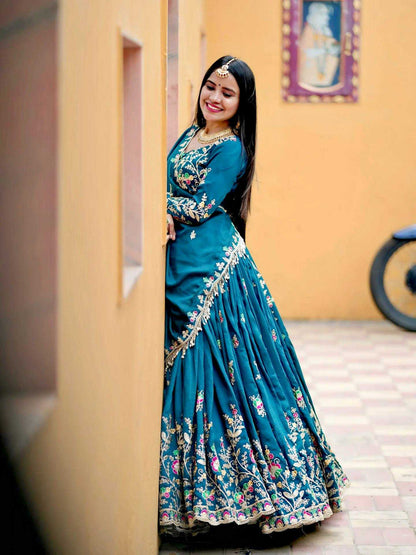 Chinon Lehengas Mother & Daughter Combo