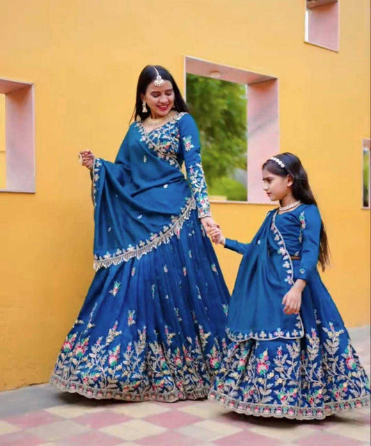 Chinon Lehengas Mother & Daughter Combo