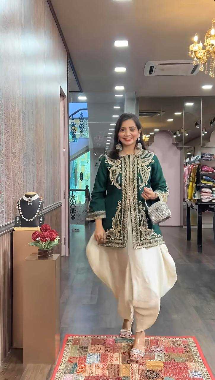 Chinon Embroidery Patiala Suit