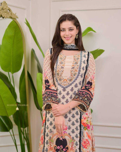 Chinon Embroidery  Plus Size Collections