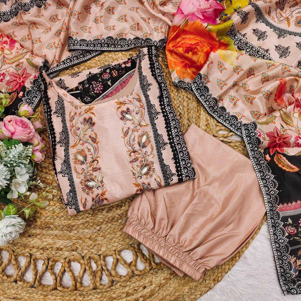 Chinon Embroidery  Plus Size Collections