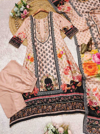 Chinon Embroidery  Plus Size Collections