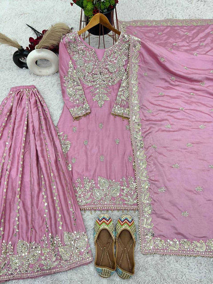 Chinon Off-Shoulder Silk Suits