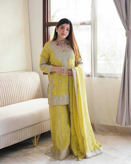 Chinon Off-Shoulder Silk Suits