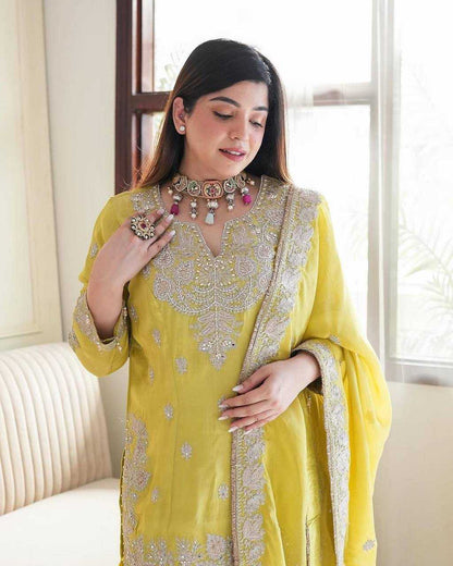 Chinon Off-Shoulder Silk Suits
