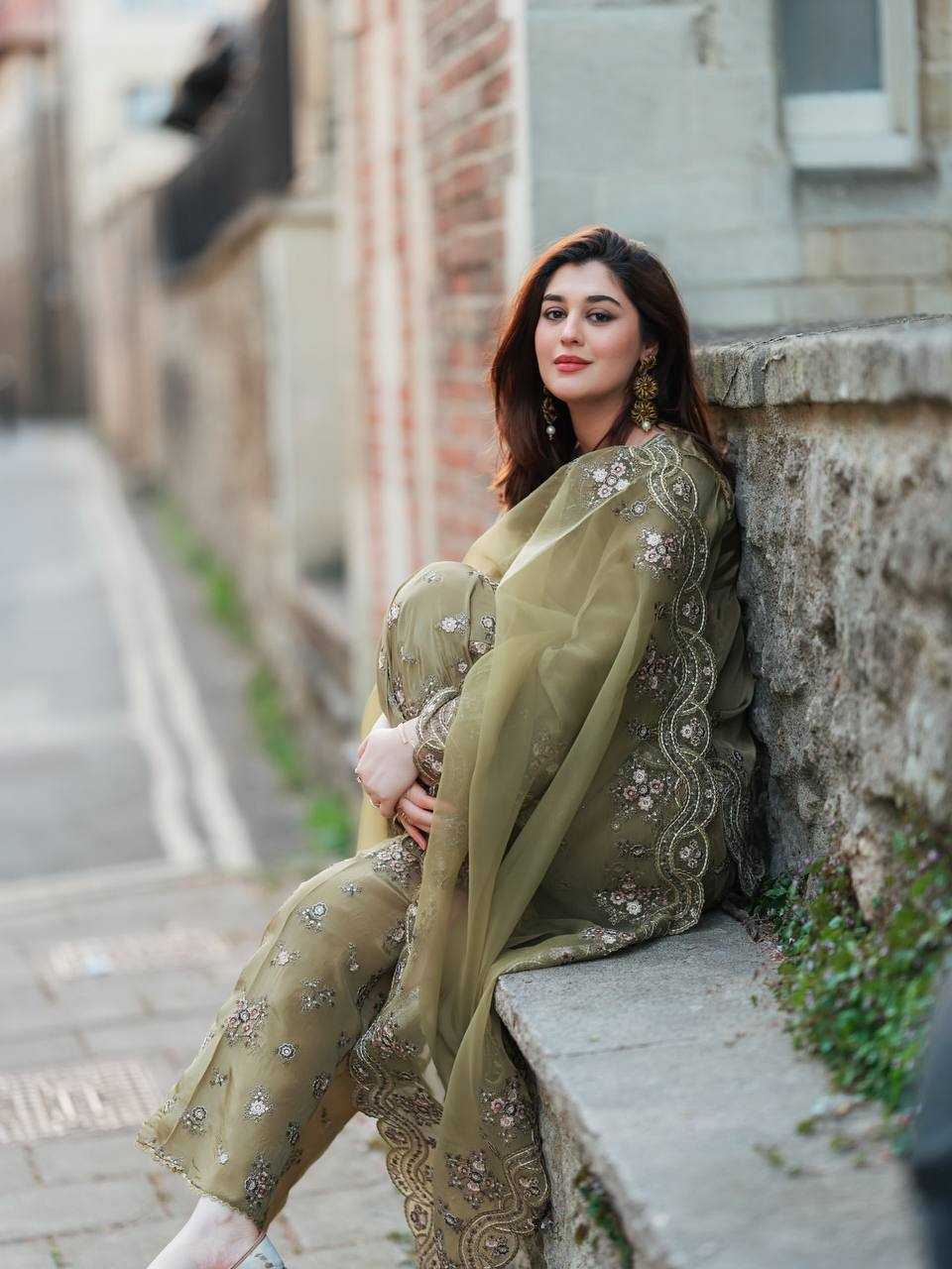 Crepe  Embroidery Sharara Designer Salwar Suit