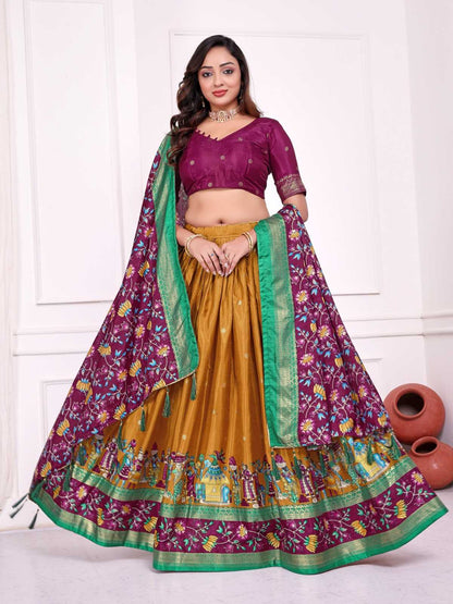 Dola Silk  Couple Wear  Matching Ethnic Outfit