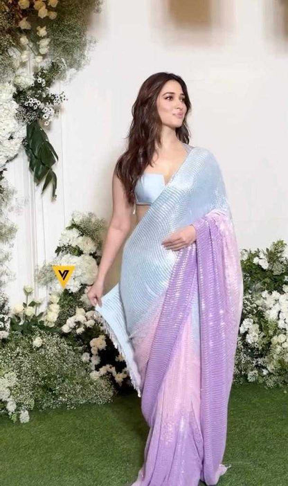 Georgette  Embroidered  Tamanna Bhatia  Bollywood Collection