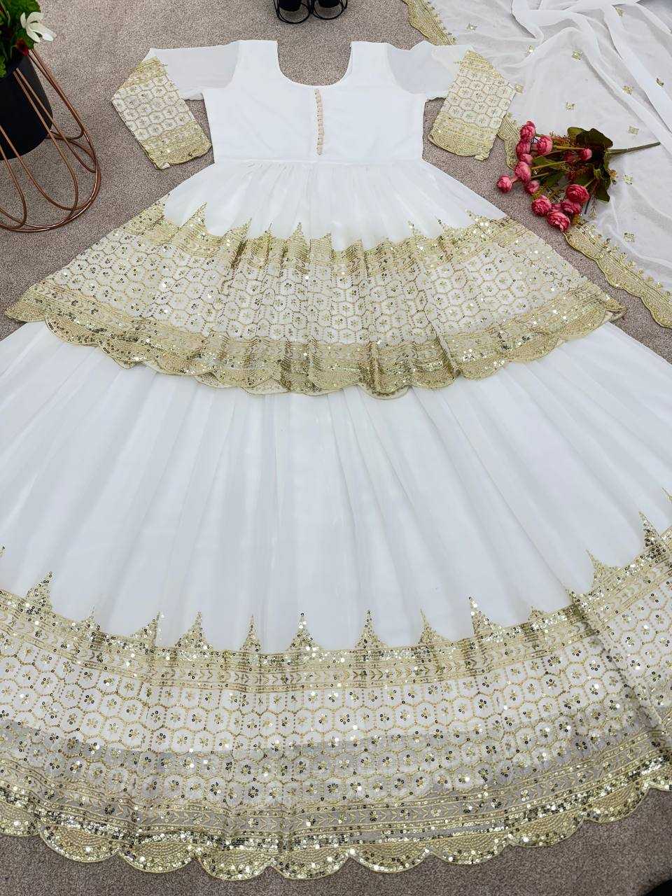 Georgette  Embroidered  Lehengas Wedding Collections
