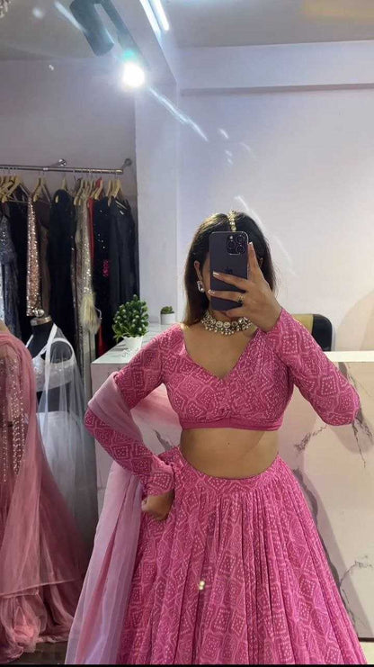 Georgette  Lehengas Wholesale Fancy Lehenga Printed Lehenga Lehenga With Cancan Manufacturer