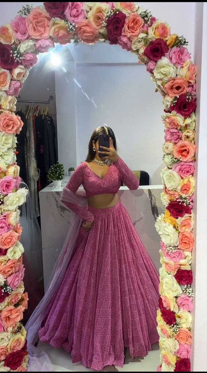 Georgette  Lehengas Wholesale Fancy Lehenga Printed Lehenga Lehenga With Cancan Manufacturer