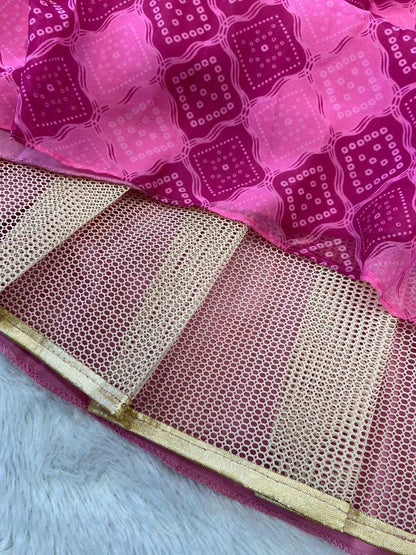 Georgette  Lehengas Wholesale Fancy Lehenga Printed Lehenga Lehenga With Cancan Manufacturer