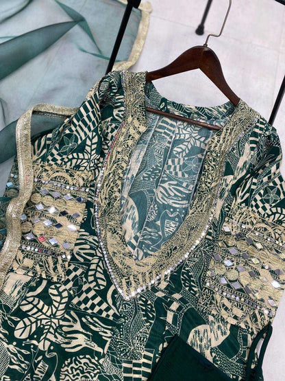 Georgette  Indo Western Dresses