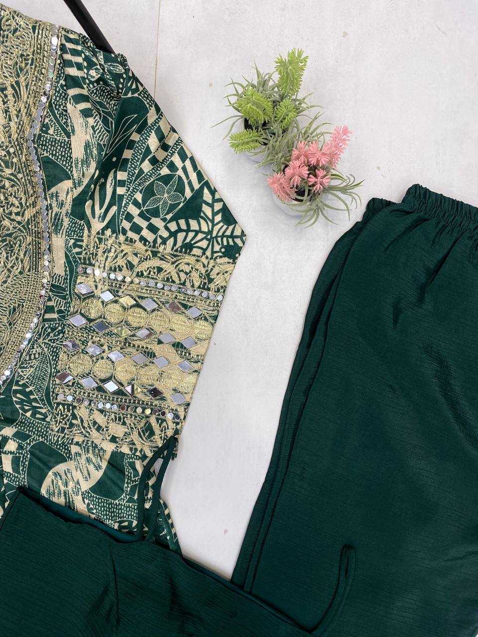 Georgette  Indo Western Dresses
