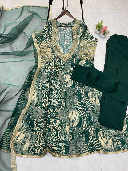 Georgette  Indo Western Dresses