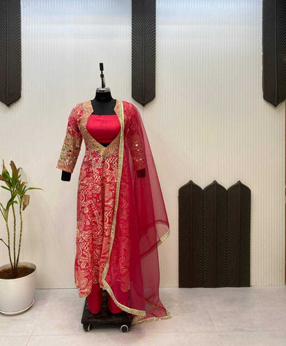 Georgette  Indo Western Dresses